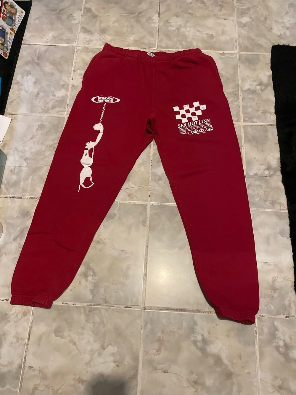 Troubled Humans Sex Lust Sweatpants Streetwear SZ Large
